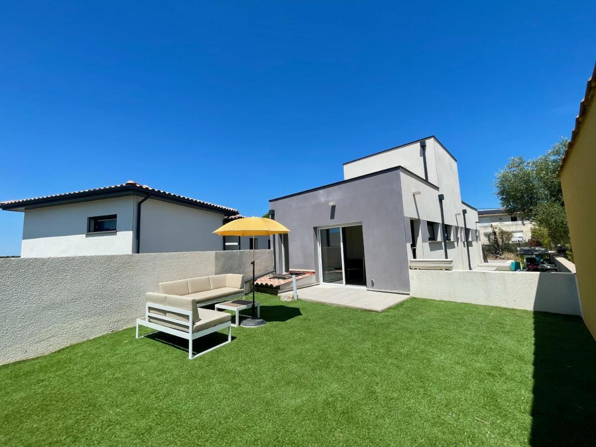 Appartement Souplex Jardin Proche Autoroute, Plages Et Attractions, Wifi - Tv, Calme Bessan Екстер'єр фото