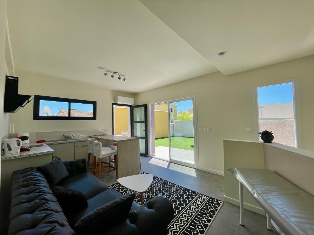 Appartement Souplex Jardin Proche Autoroute, Plages Et Attractions, Wifi - Tv, Calme Bessan Екстер'єр фото