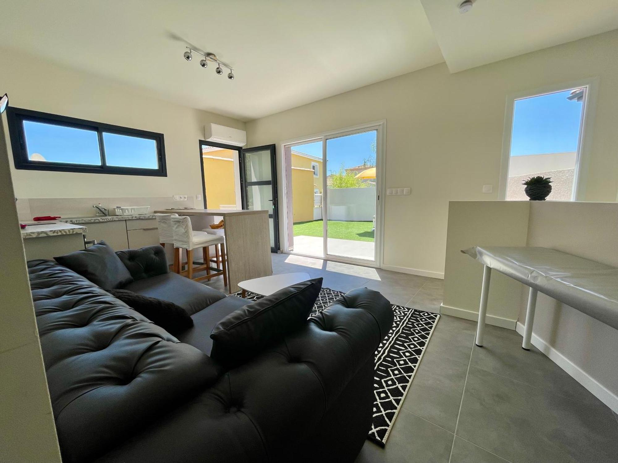Appartement Souplex Jardin Proche Autoroute, Plages Et Attractions, Wifi - Tv, Calme Bessan Екстер'єр фото